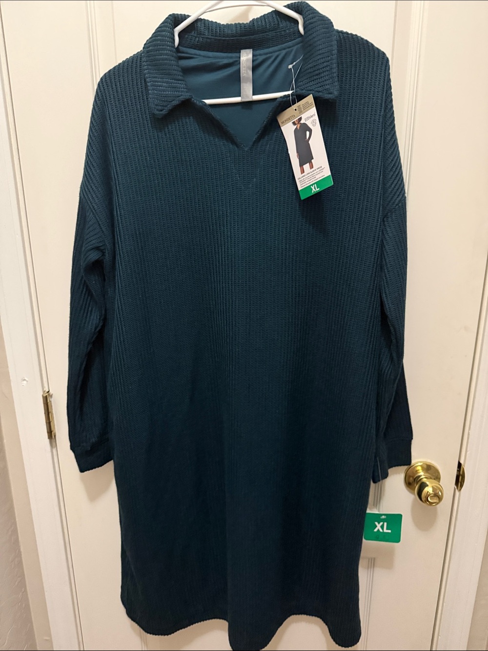 Women’s NWT XL Mondetta Ribbed V-Neck Sweater Dress #cottagecore #gorpcore #y2k